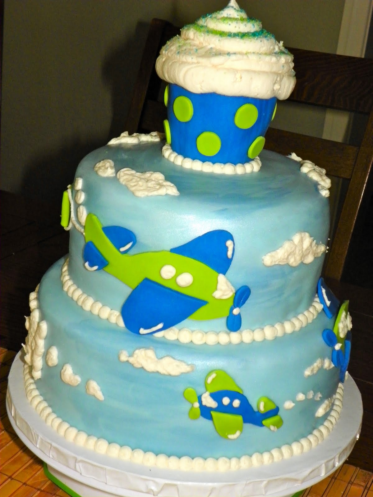 Airplane Birthday Cake