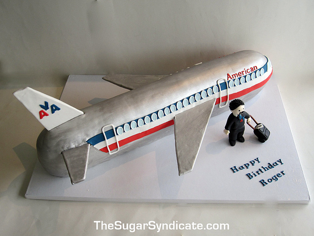 Airplane Birthday Cake