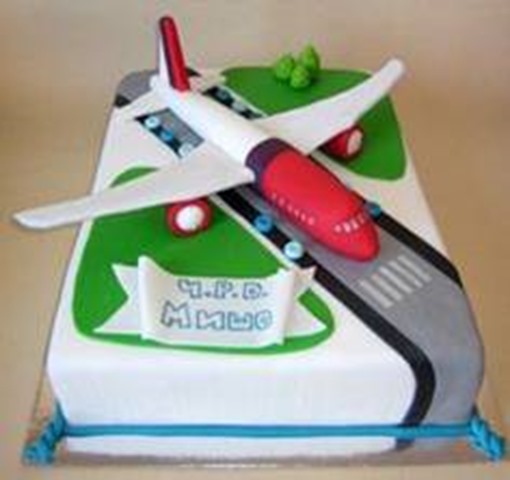 Airplane Birthday Cake