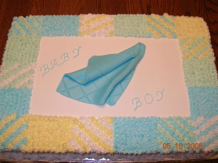 Baby Blanket Cake