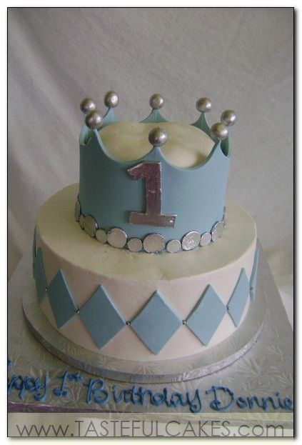 Baby Boy Crown Cake