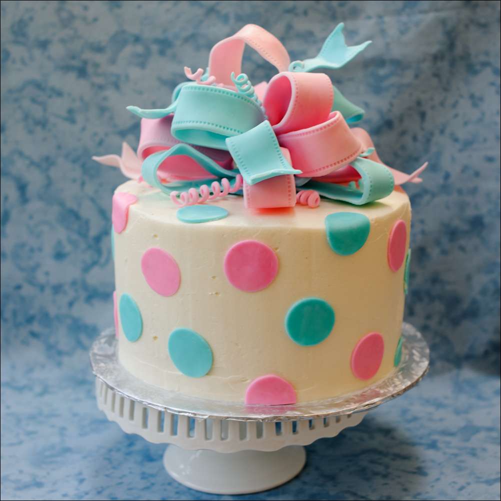 Baby Gender Reveal Cake Idea