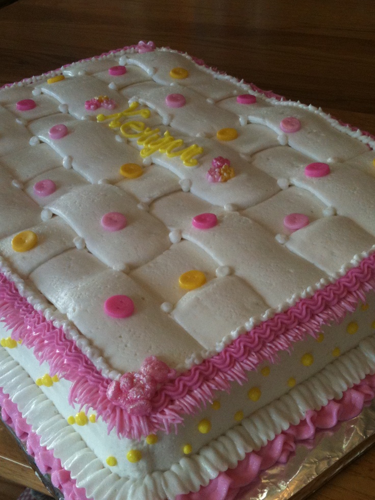 Baby Shower Blanket Cake