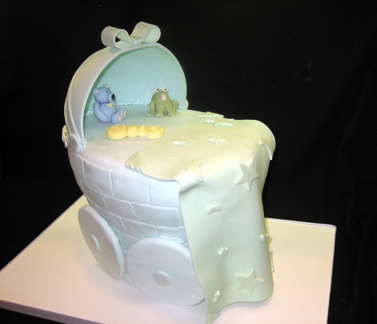 Baby Shower Carriage Cake