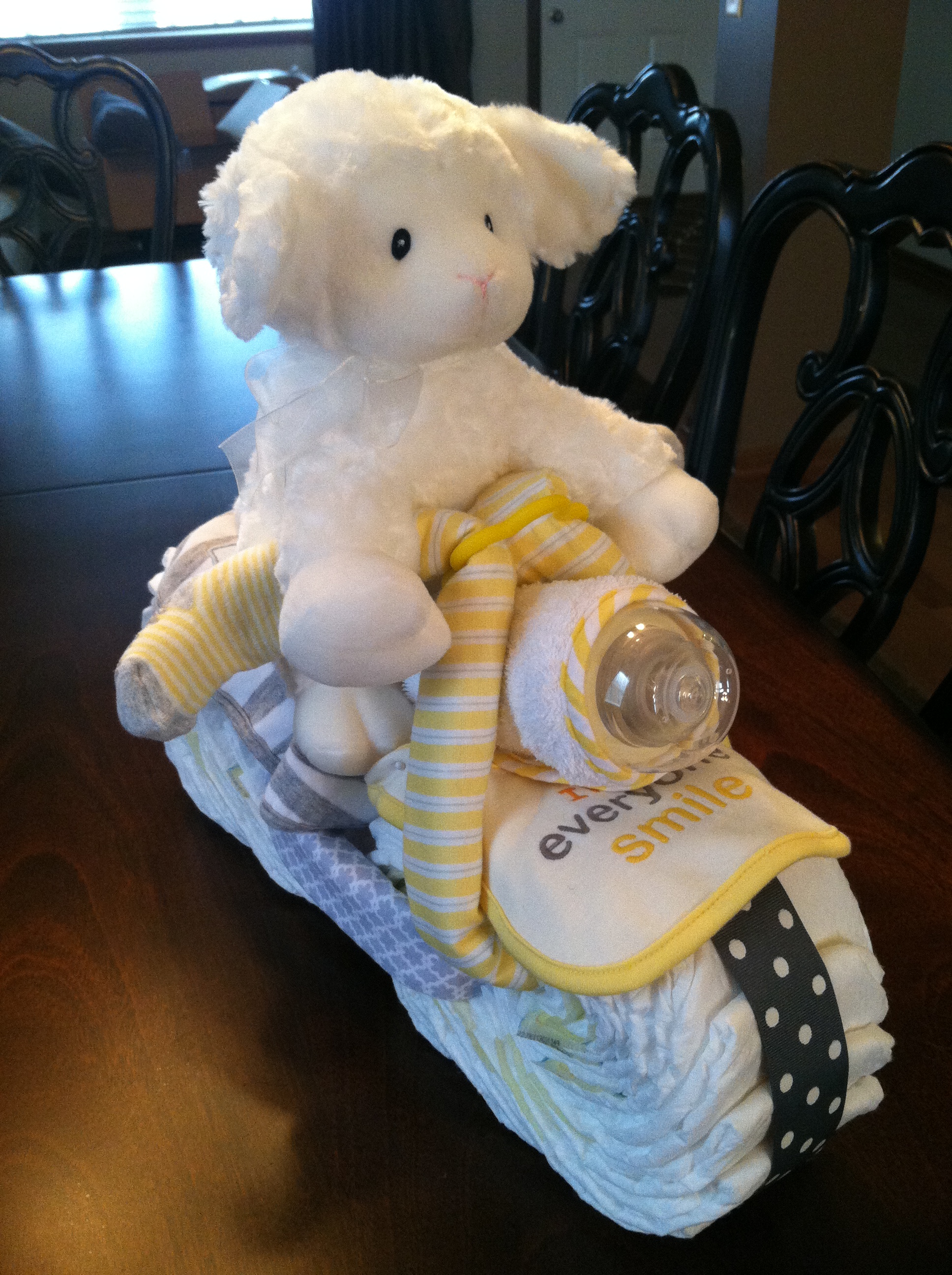 Baby Shower Motorcycle Diaper Cake