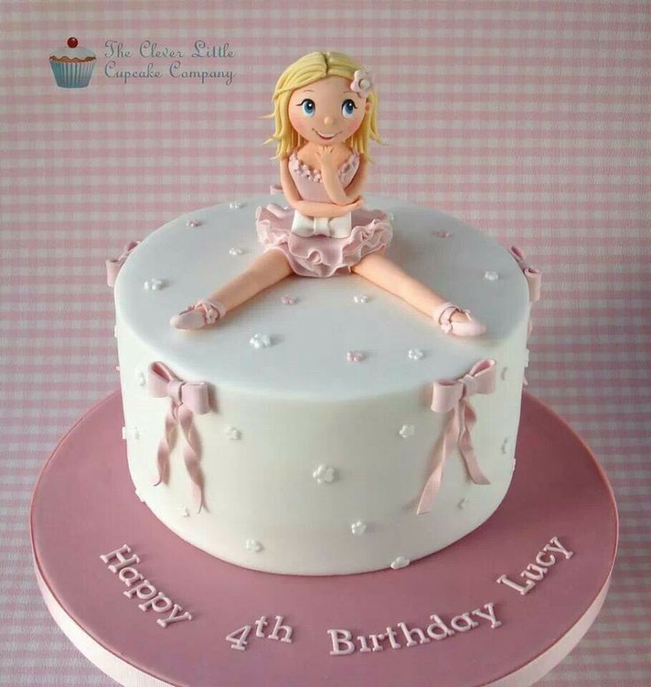 Ballerina Birthday Cake