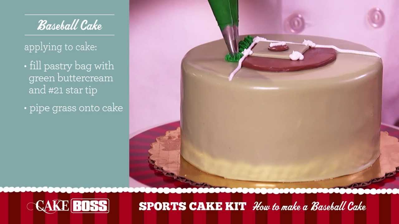 Baseball Cake Decorating Kit