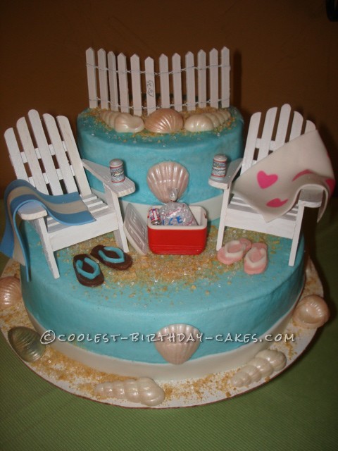 Beach Birthday Cake Ideas