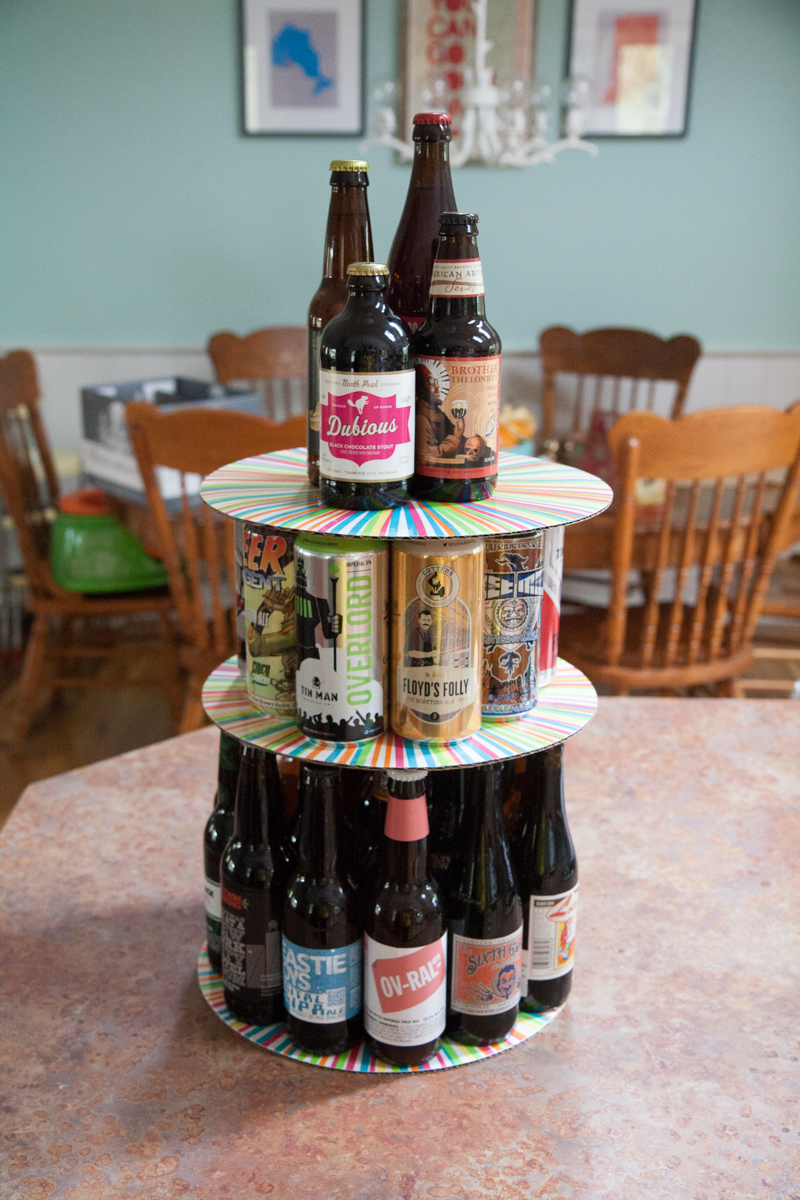 Beer Bottle Birthday Cake