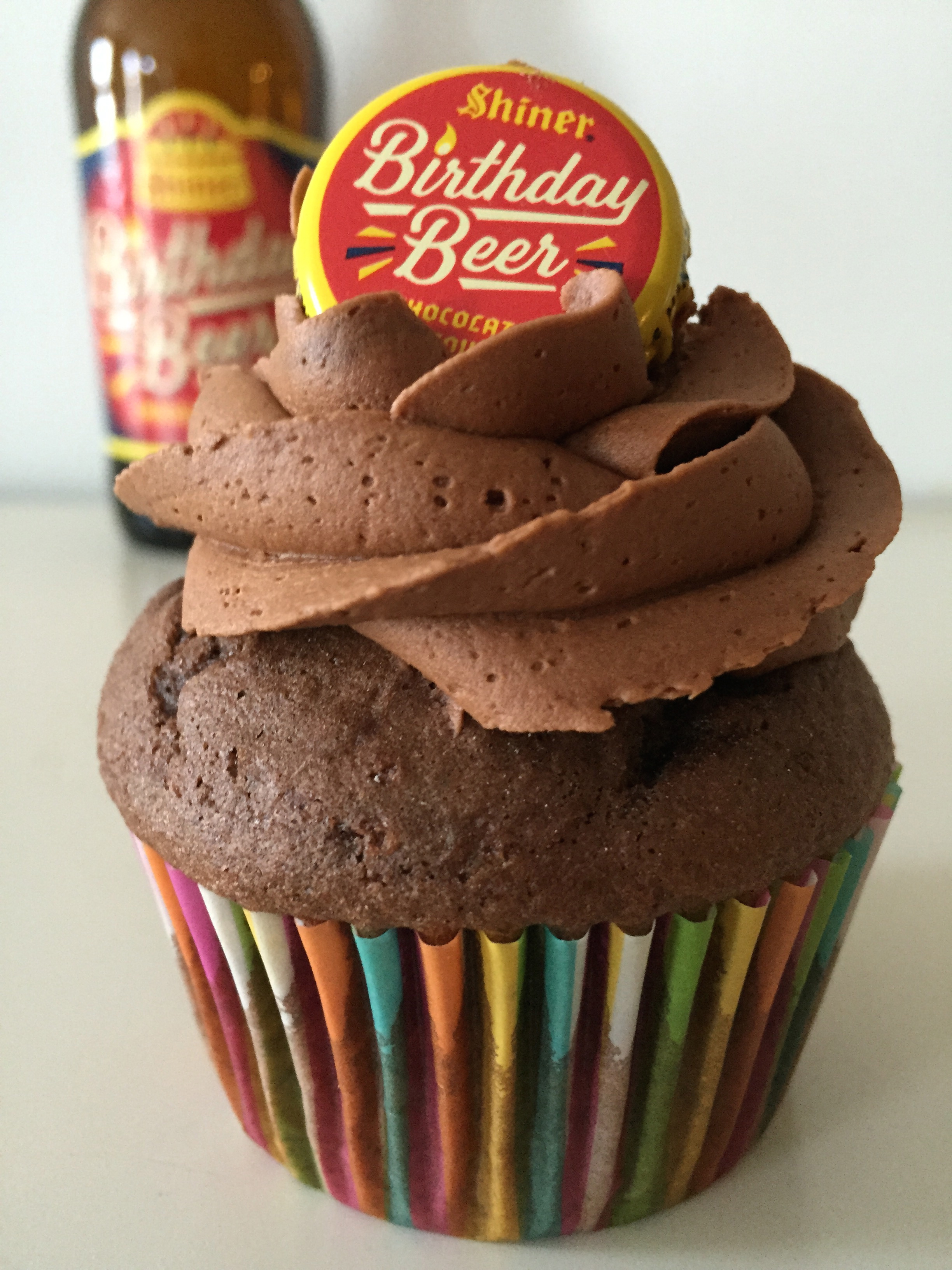 Beer for 25th Birthday Cupcake