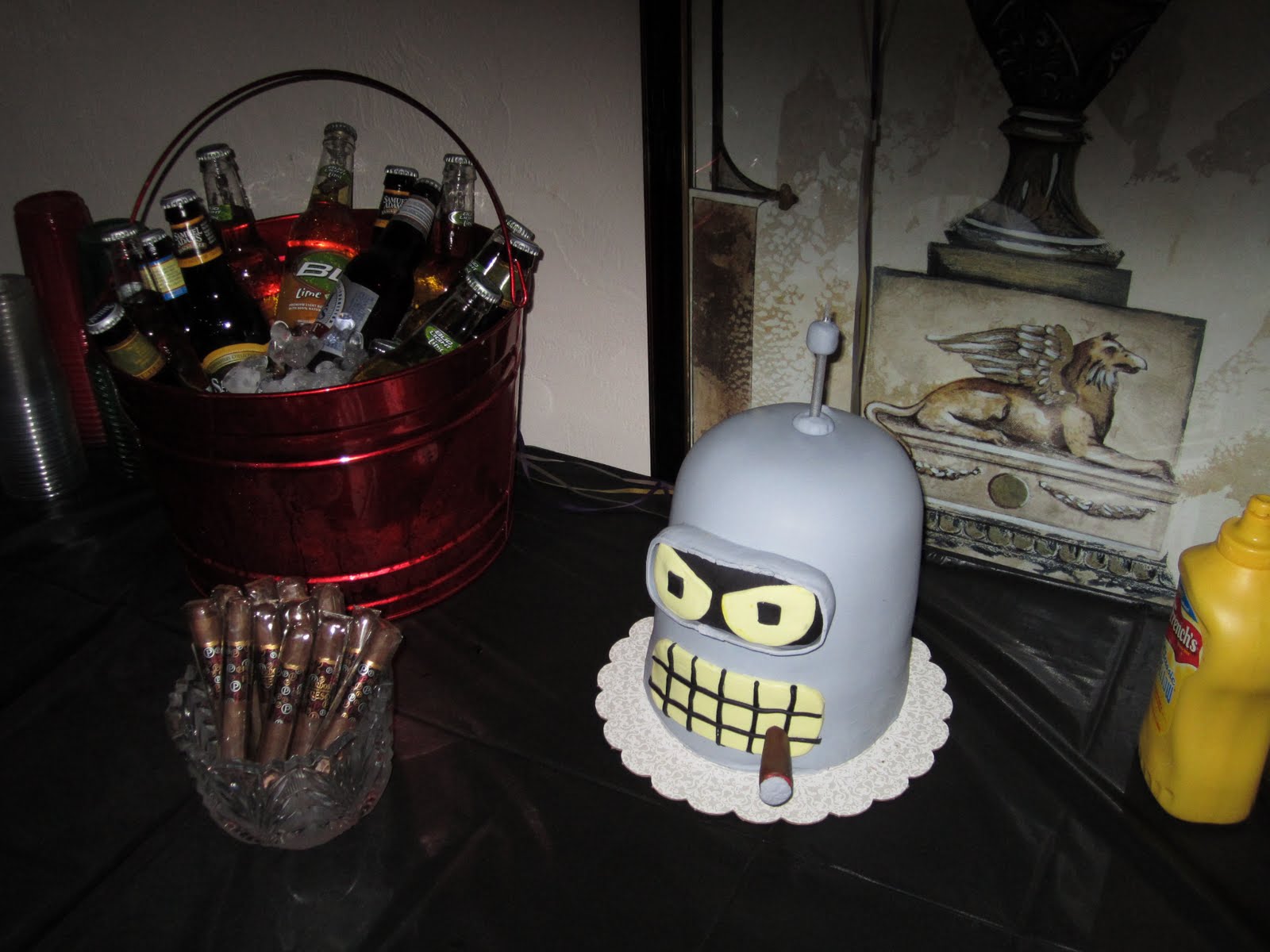 Bender Futurama Cake