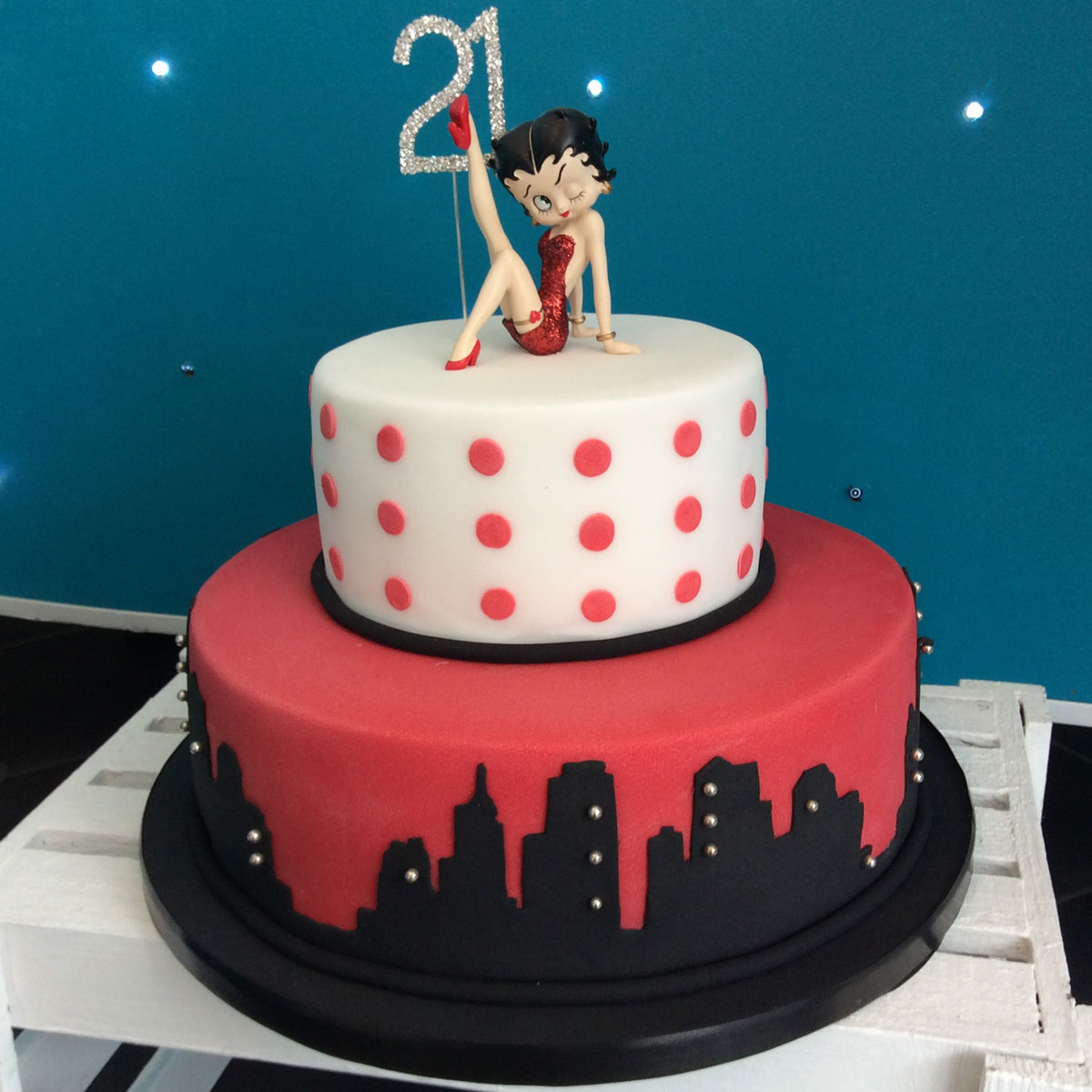 Betty Boop Birthday Cake