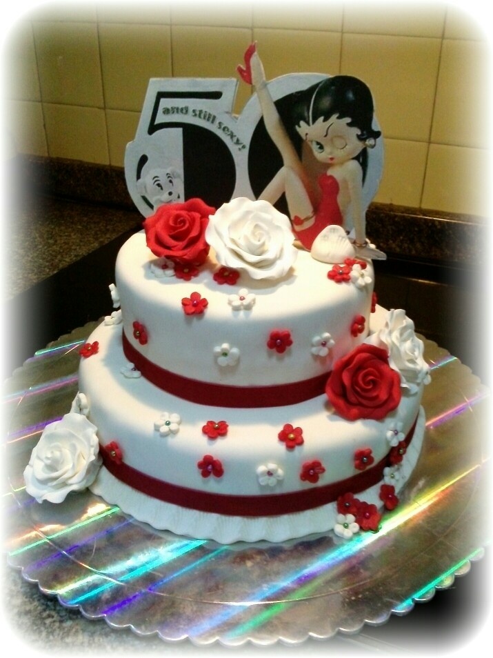 Betty Boop Happy Birthday Cake