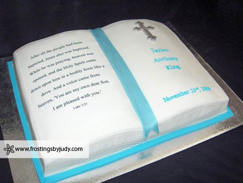 Bible Christening Cakes Baptism