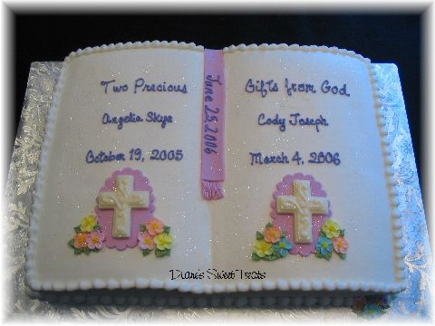 Bible Christening Cakes Baptism