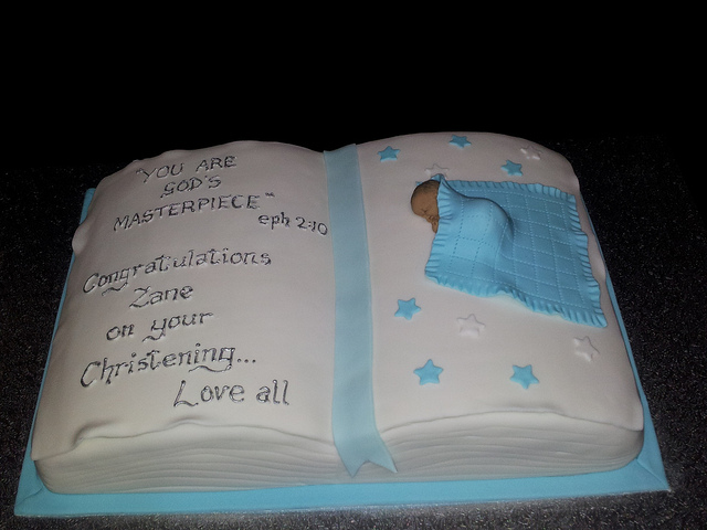 Bible Christening Cakes Baptism