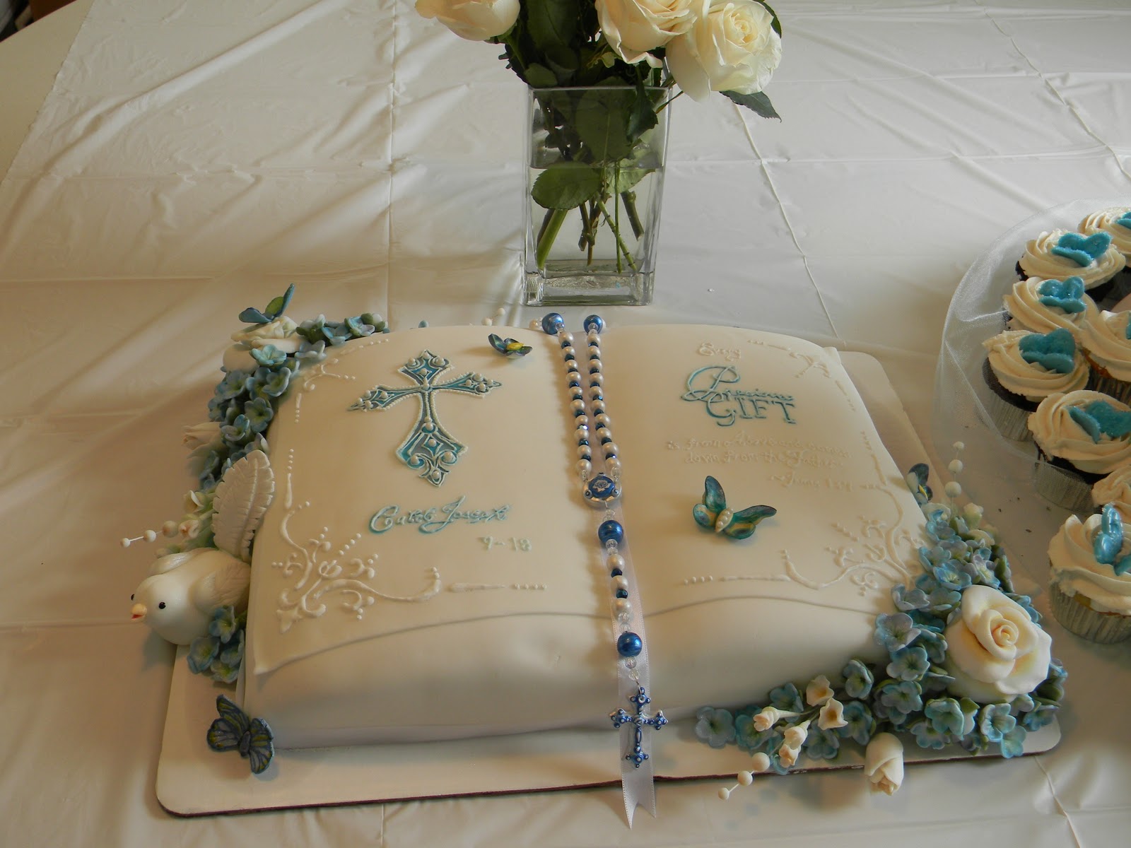 Bible Christening Cakes Baptism