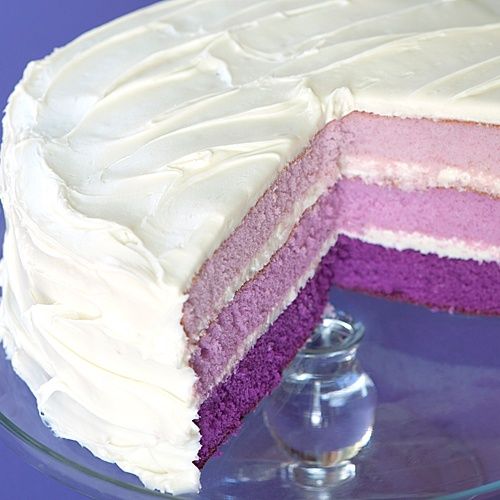 Birthday Purple Layer Cake