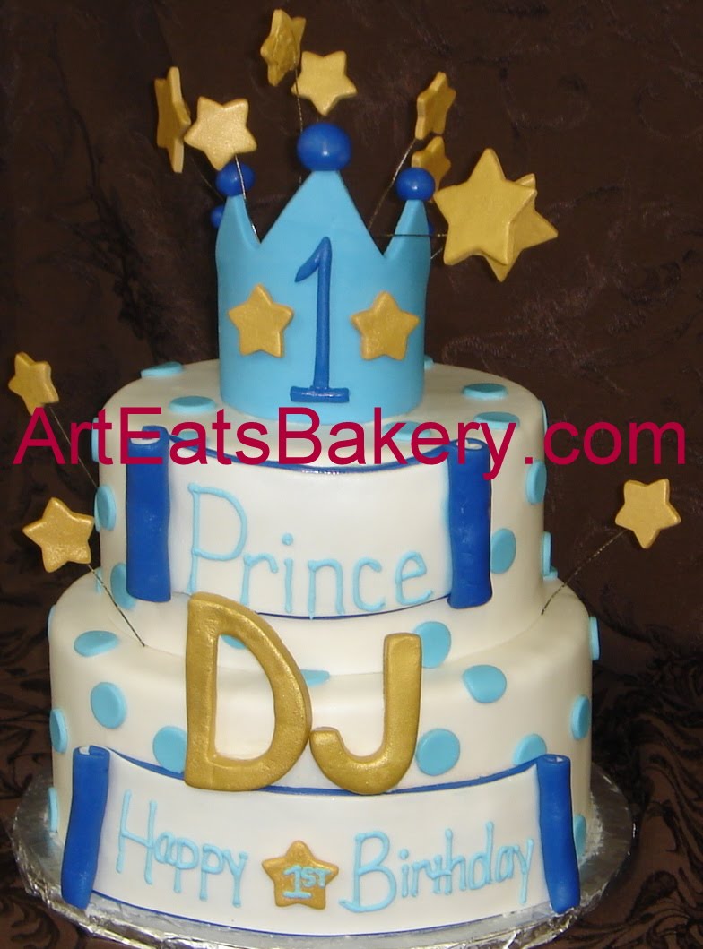 7 Photos of Birthday Boy Crown Cakes