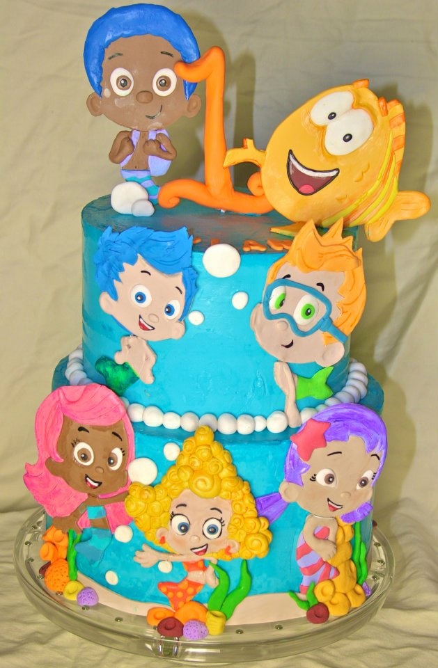 Bubble Guppies 1st Birthday Cake