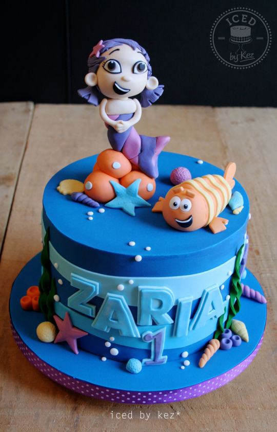 Bubble Guppies 1st Birthday Cake