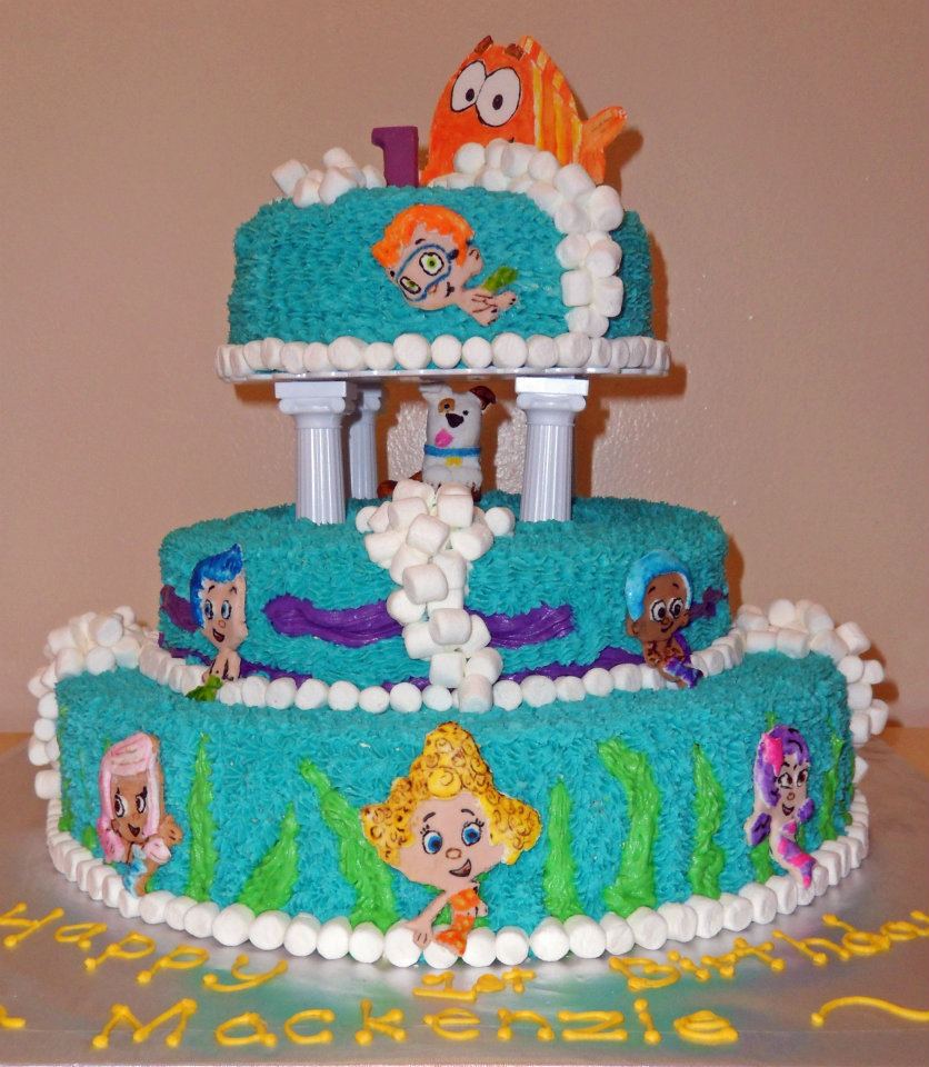 Bubble Guppies 1st Birthday Cake