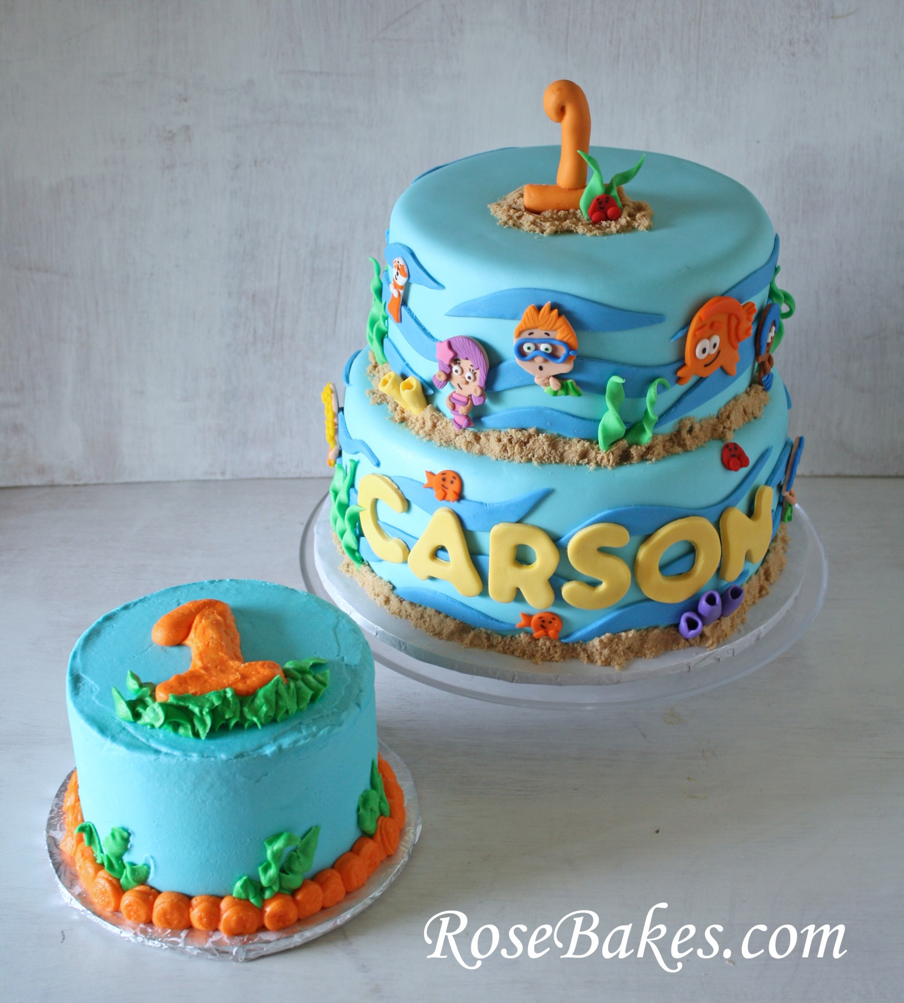 Bubble Guppies Birthday Cake