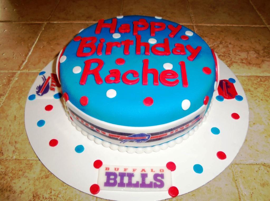 Buffalo Bills Baby Shower Cake