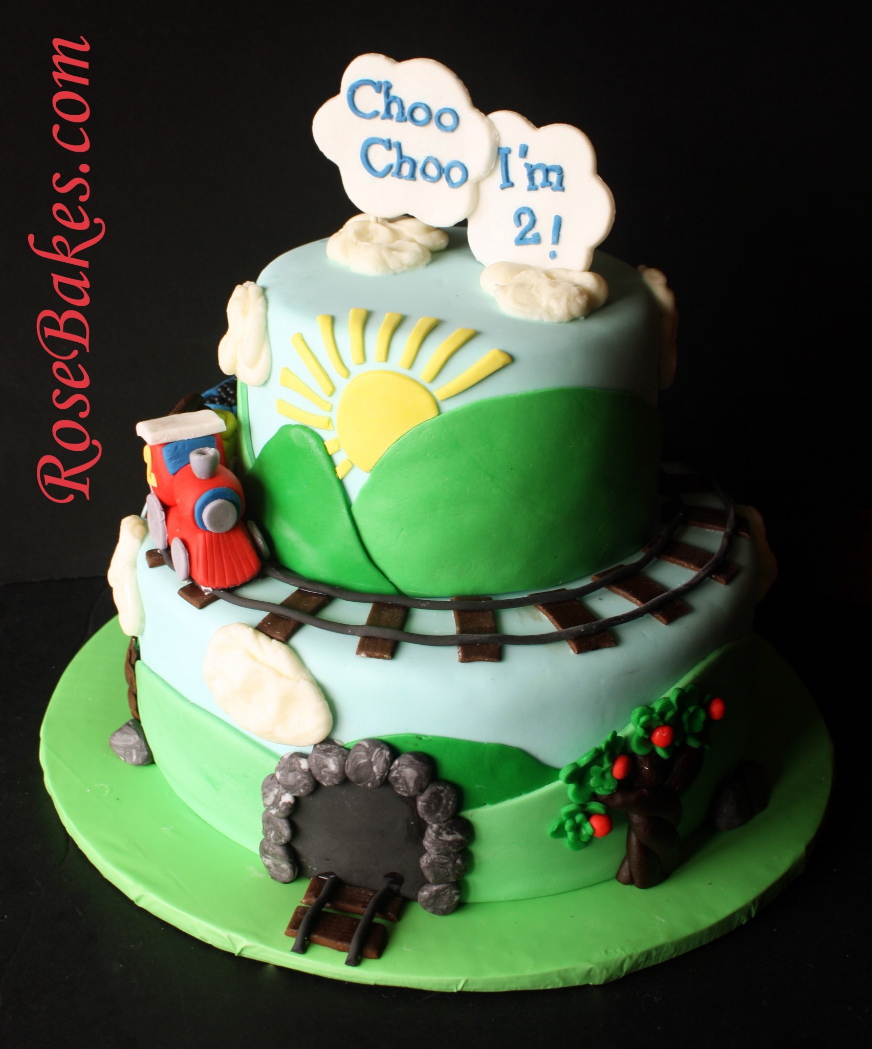 Choo Choo Train Birthday Cake