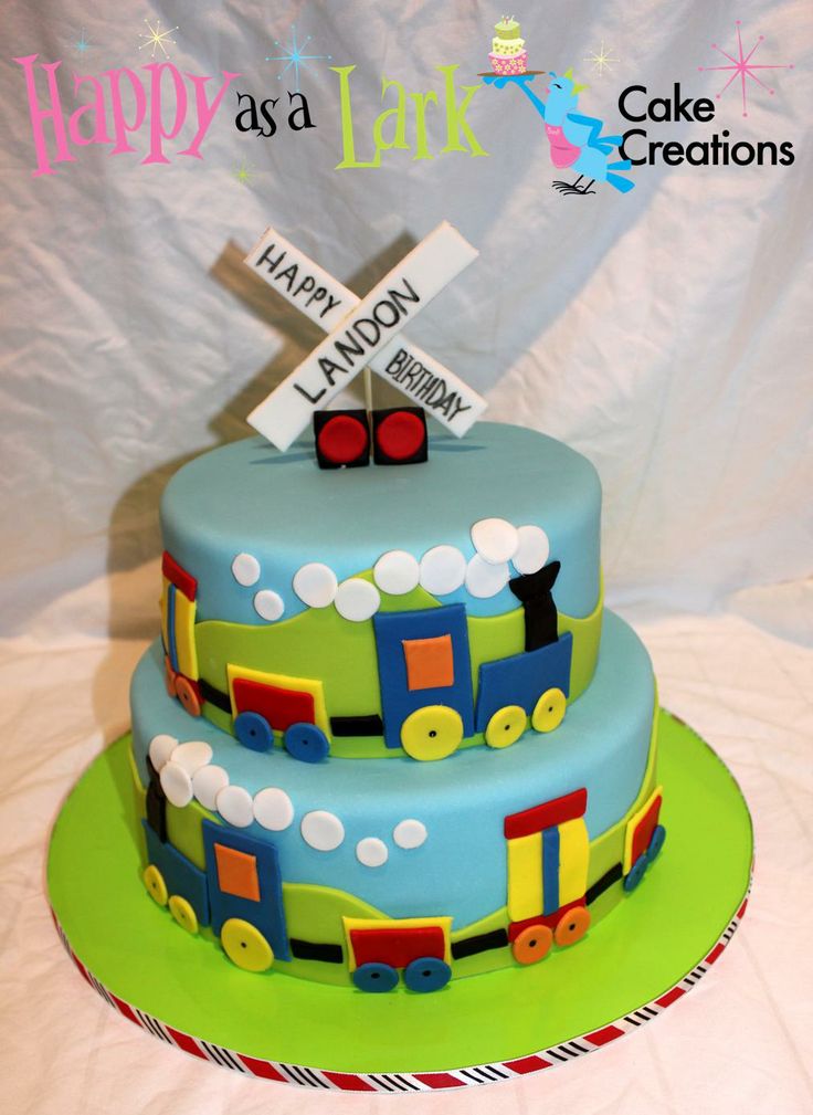 Choo Choo Train Birthday Cake