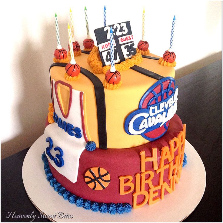 Cleveland Cavaliers Birthday Cake