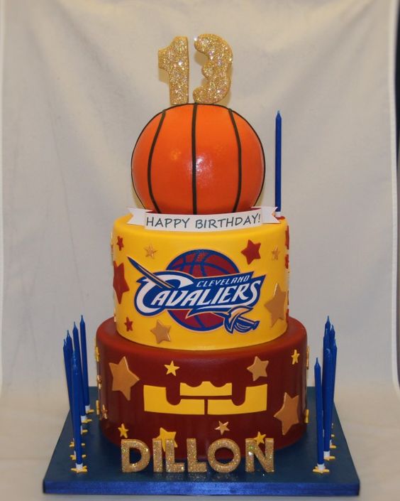 Cleveland Cavaliers Birthday Cake