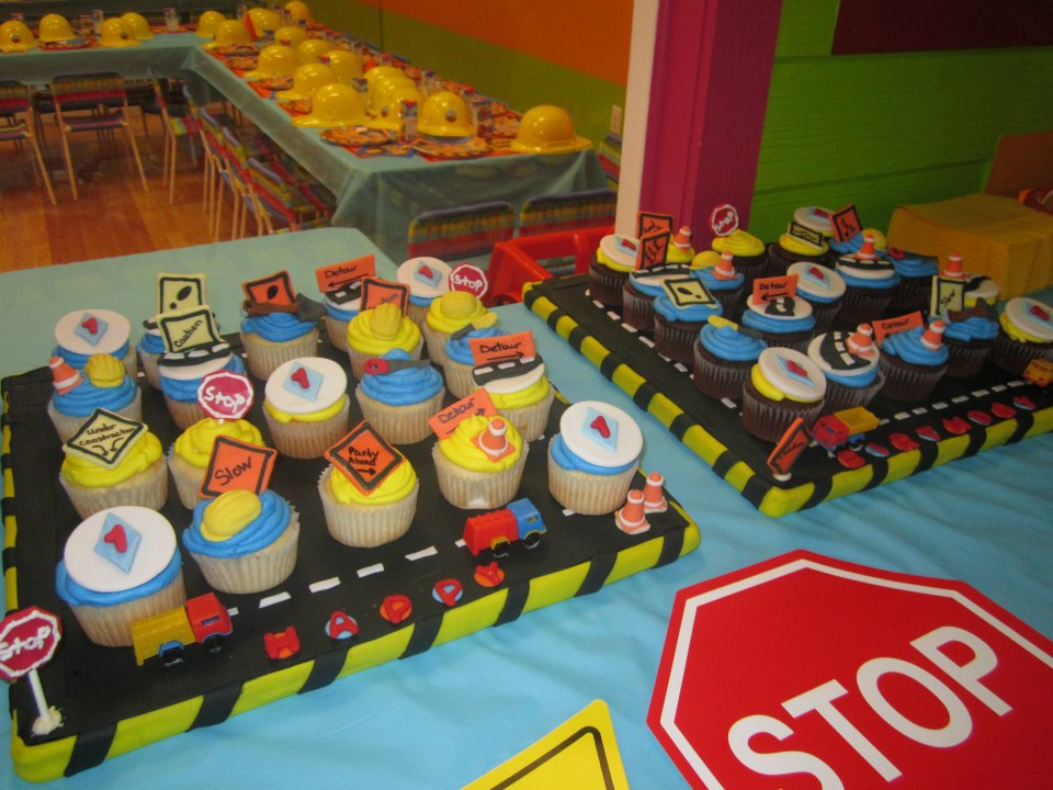 Construction Themed Cupcakes