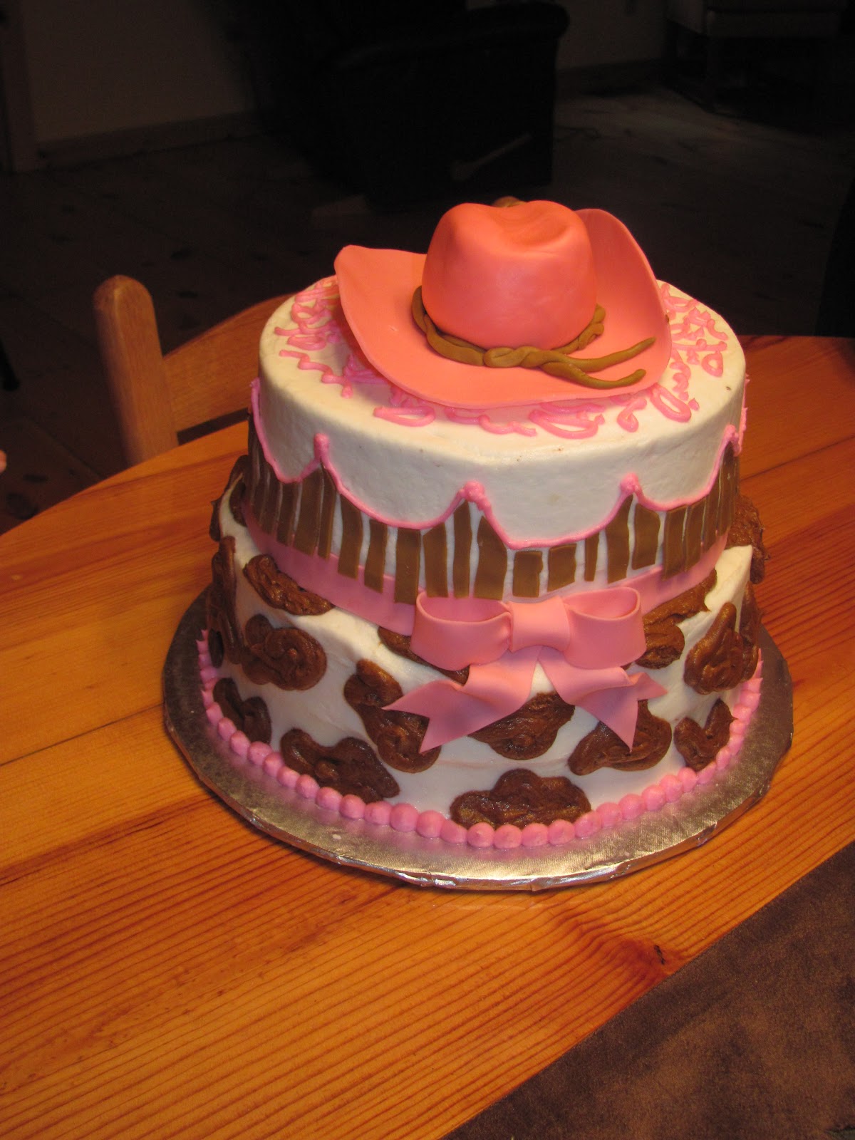 Cowgirl Birthday Cake