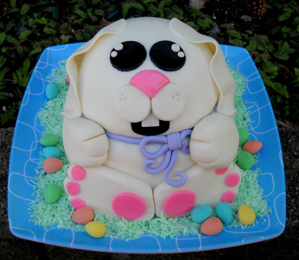 Cute Easter Bunny Cake
