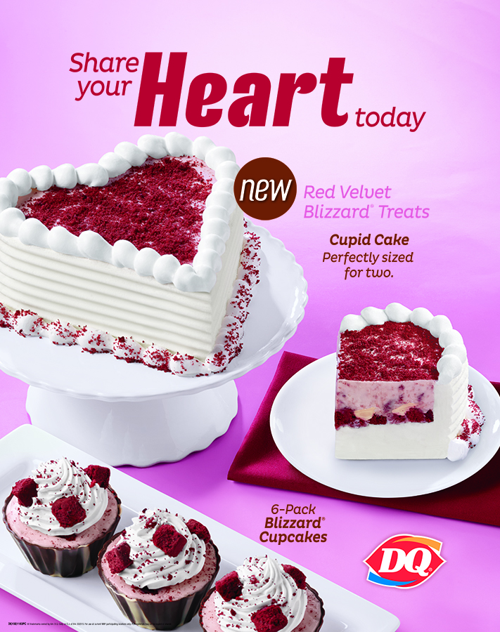 10 Photos of Valentine Ice Cream Dairy Queen Cakes