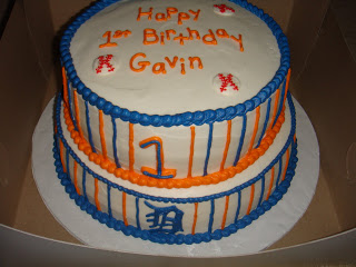 Detroit Tigers Birthday Cake