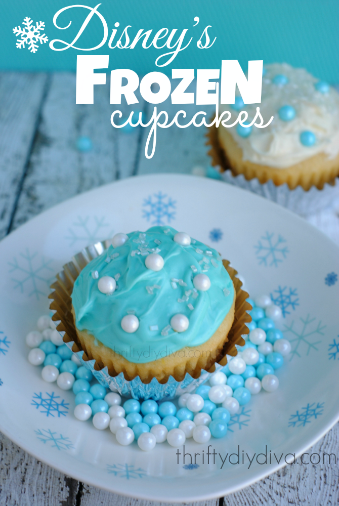 Disney Frozen Cupcakes Recipe