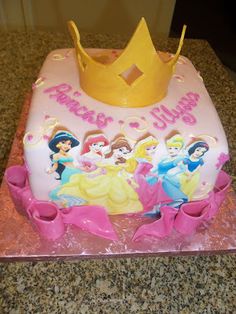 Disney Princess Birthday Cakes