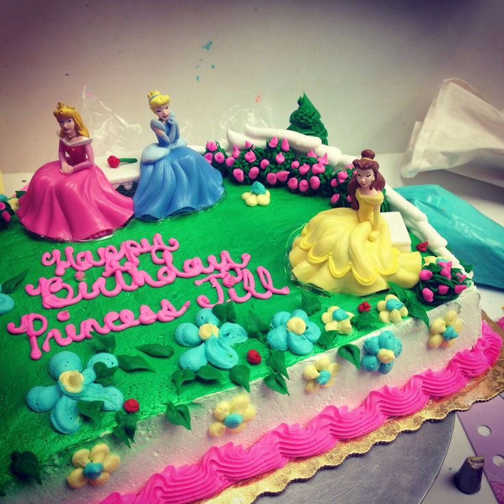 Disney Princess Sheet Cake