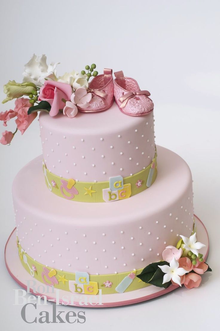 Elegant Baby Shower Cake