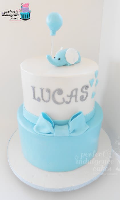 Elephant Baby Shower Cake