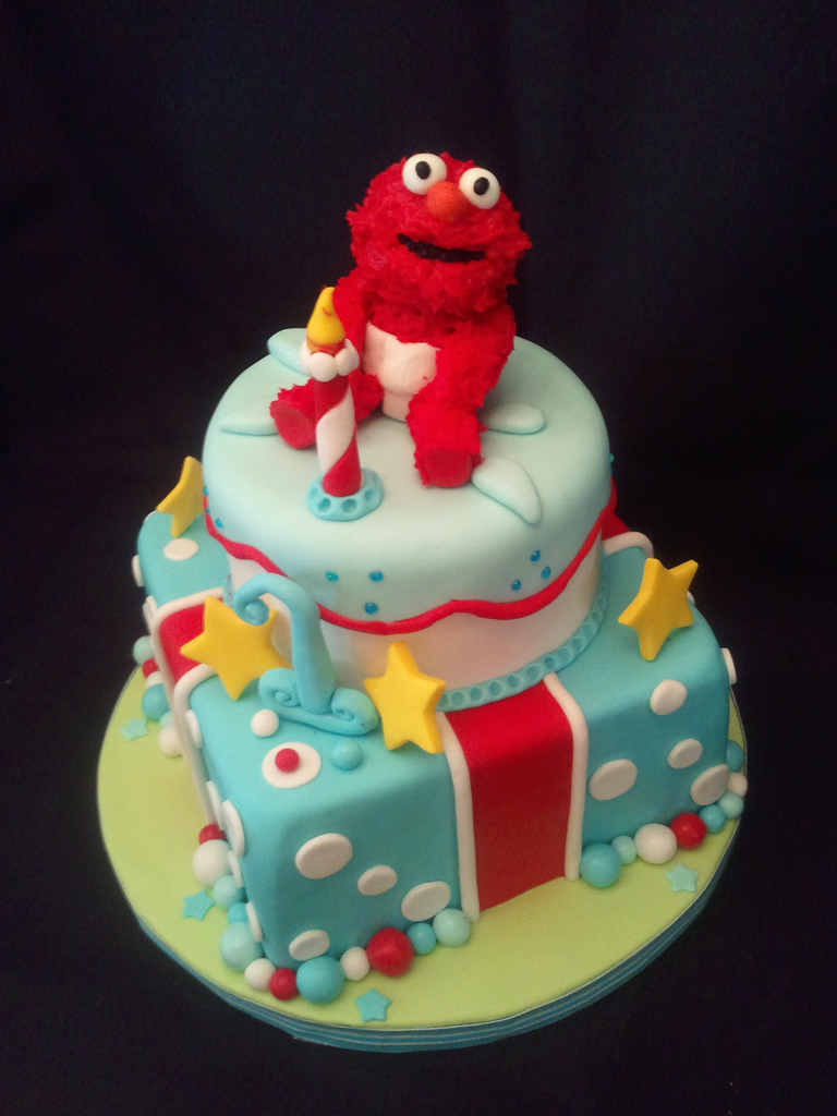 Elmo 1st Birthday Cake