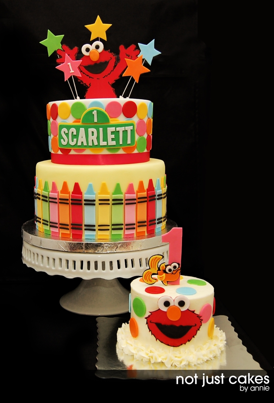 Elmo 1st Birthday Cake