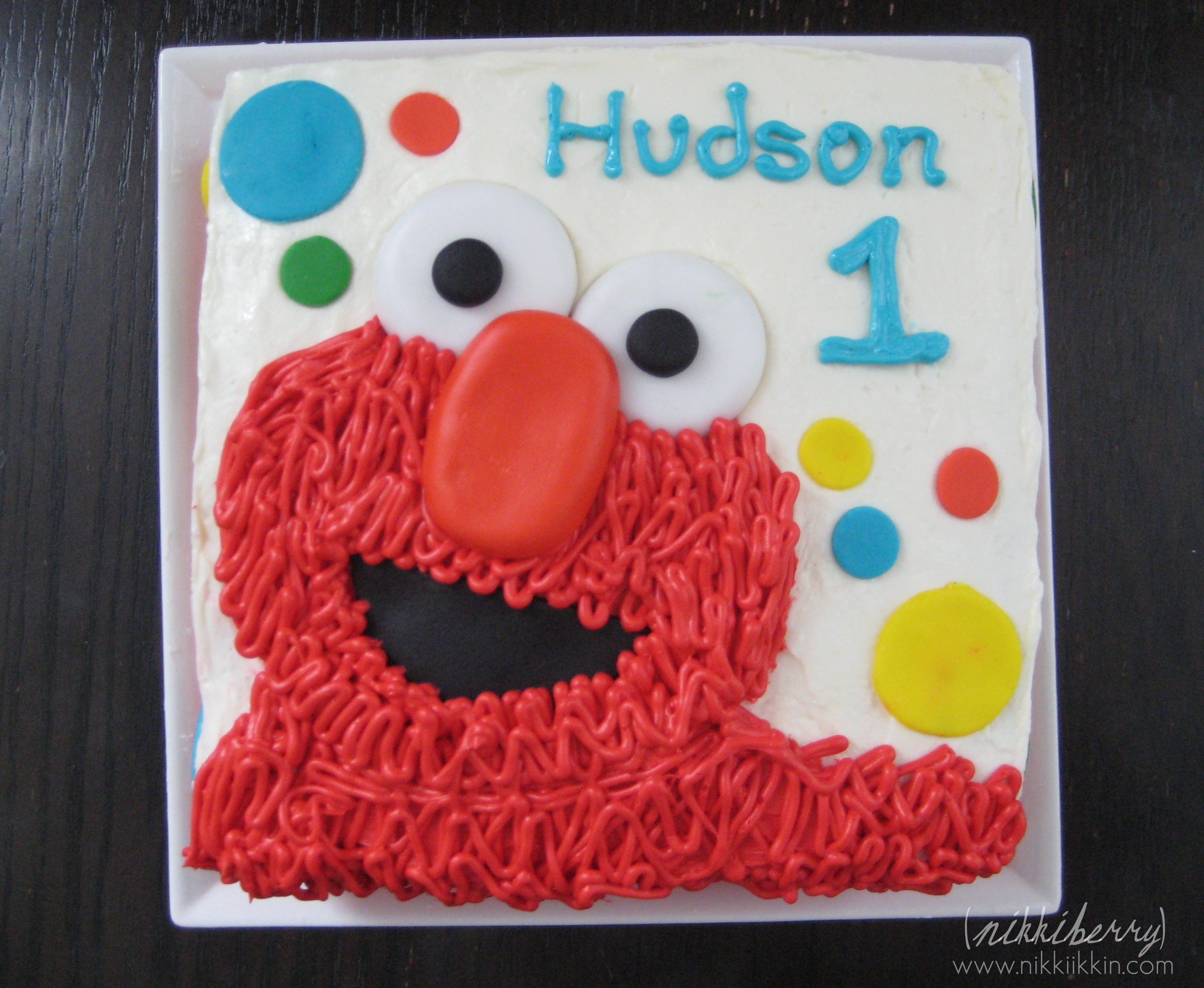 Elmo First Birthday Cake