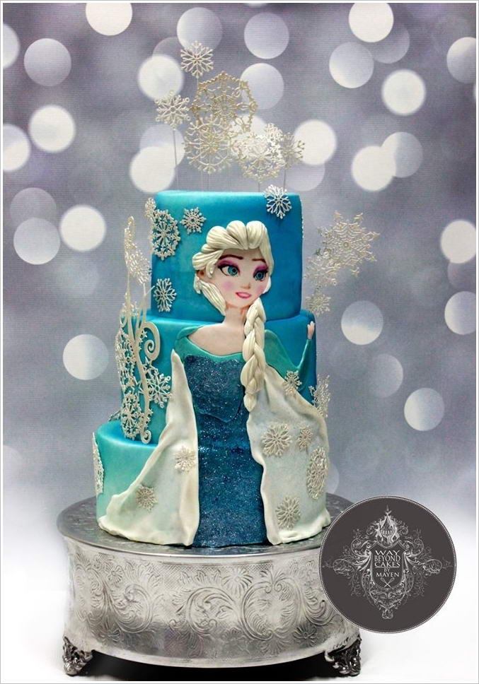 Elsa Frozen Cake