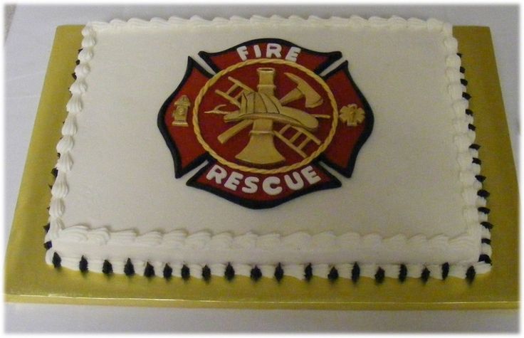 Firefighter Sheet Cakes