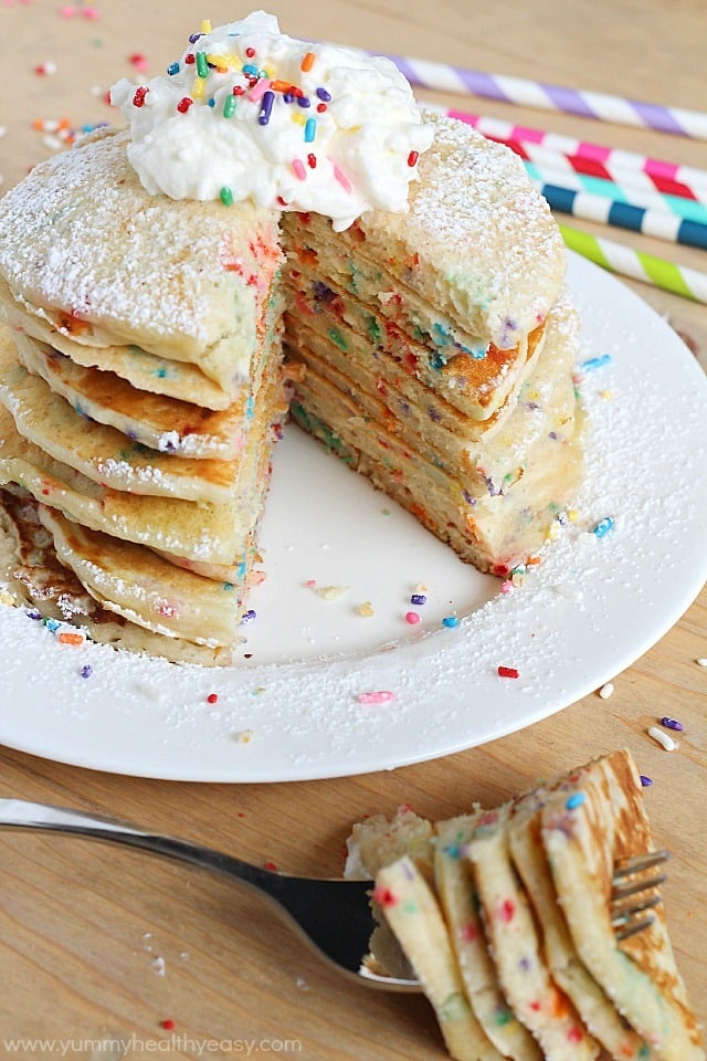 Funfetti Birthday Pancakes