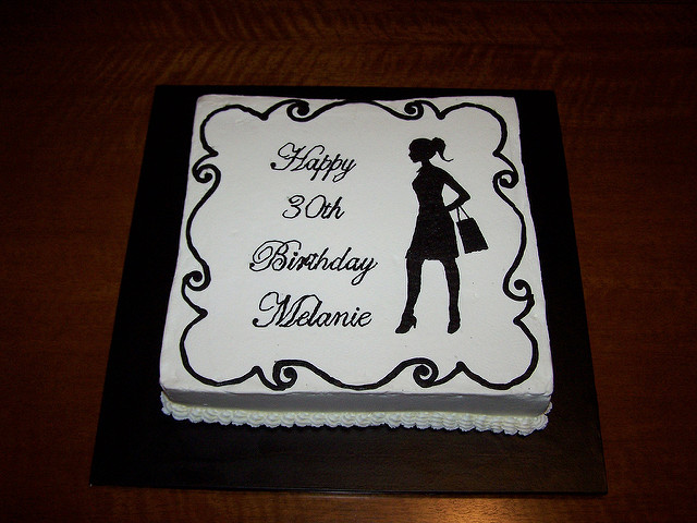 Funny Happy Birthday Melanie Cake