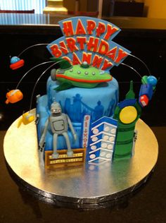 Futurama Birthday Cake